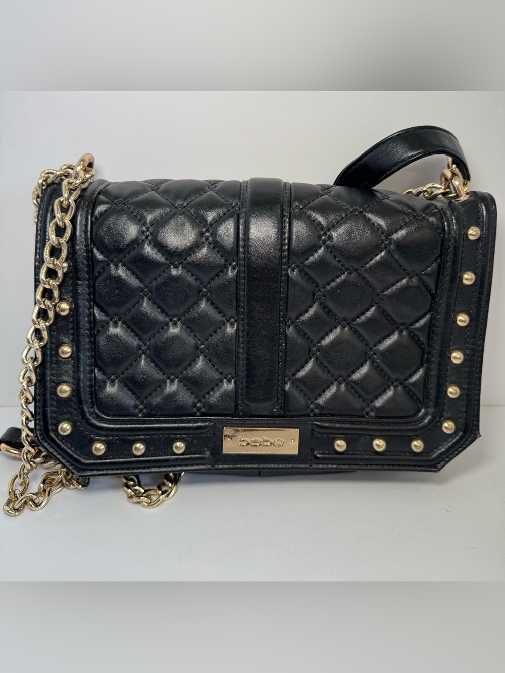 bebe Lily Quilted Mini Crossbody Bag